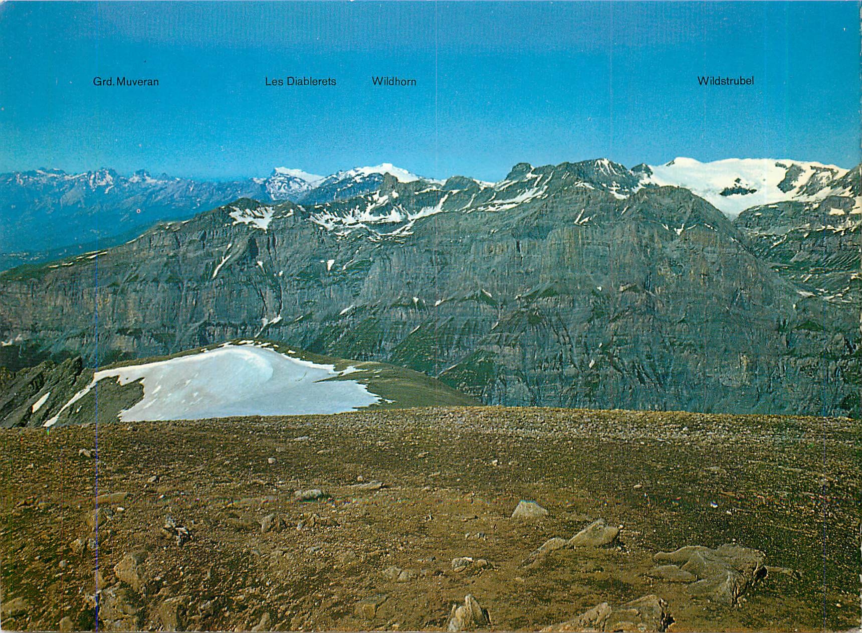 CPM Grd Muveran Les Diablerets Wildhorn Wildstrubel 