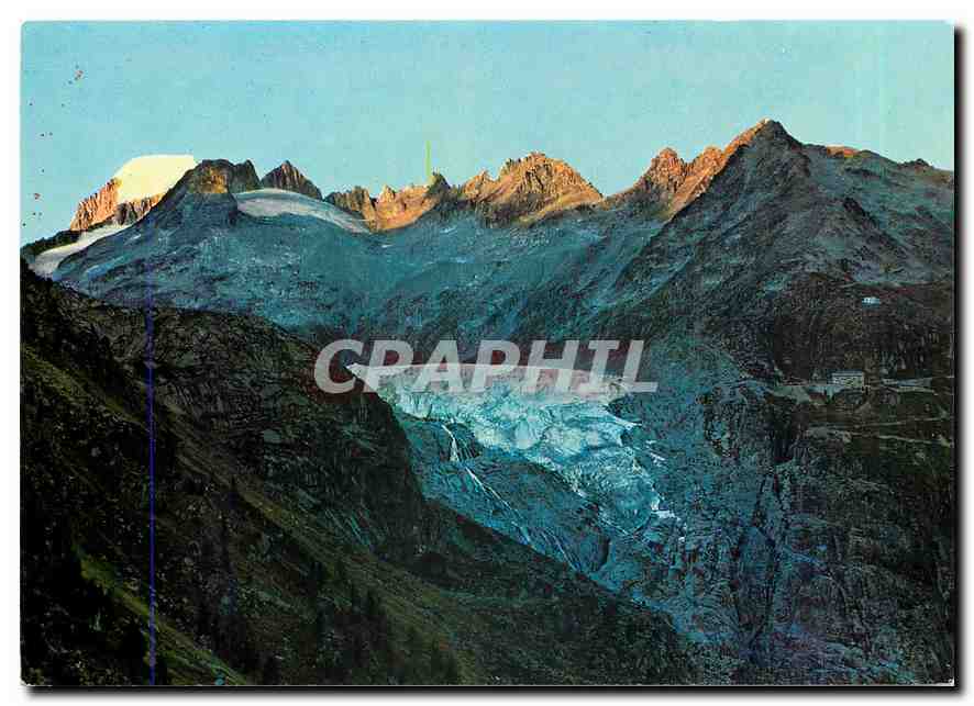 CPM Le glacier du Rhone avec le Galenstock 