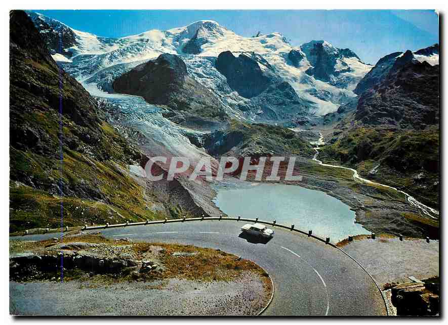 CPM Sustenpass Gletscherrank mit Gwachtenhorn Tierberge und Steingletscher 