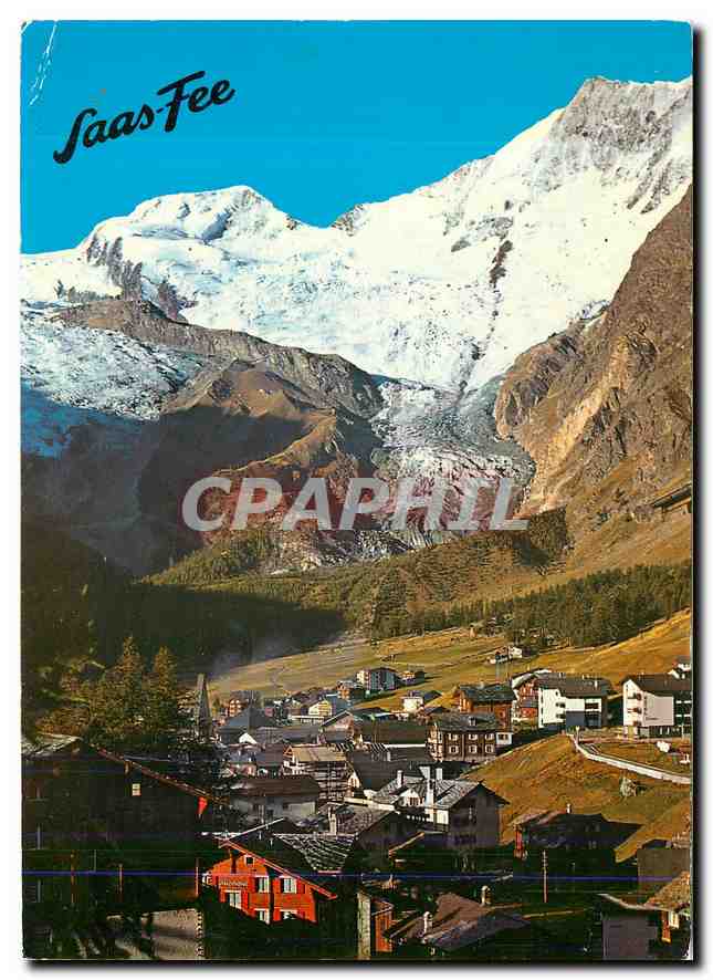 CPM Saas Fee mit Alphubel Feegletscher und Taschhorn 