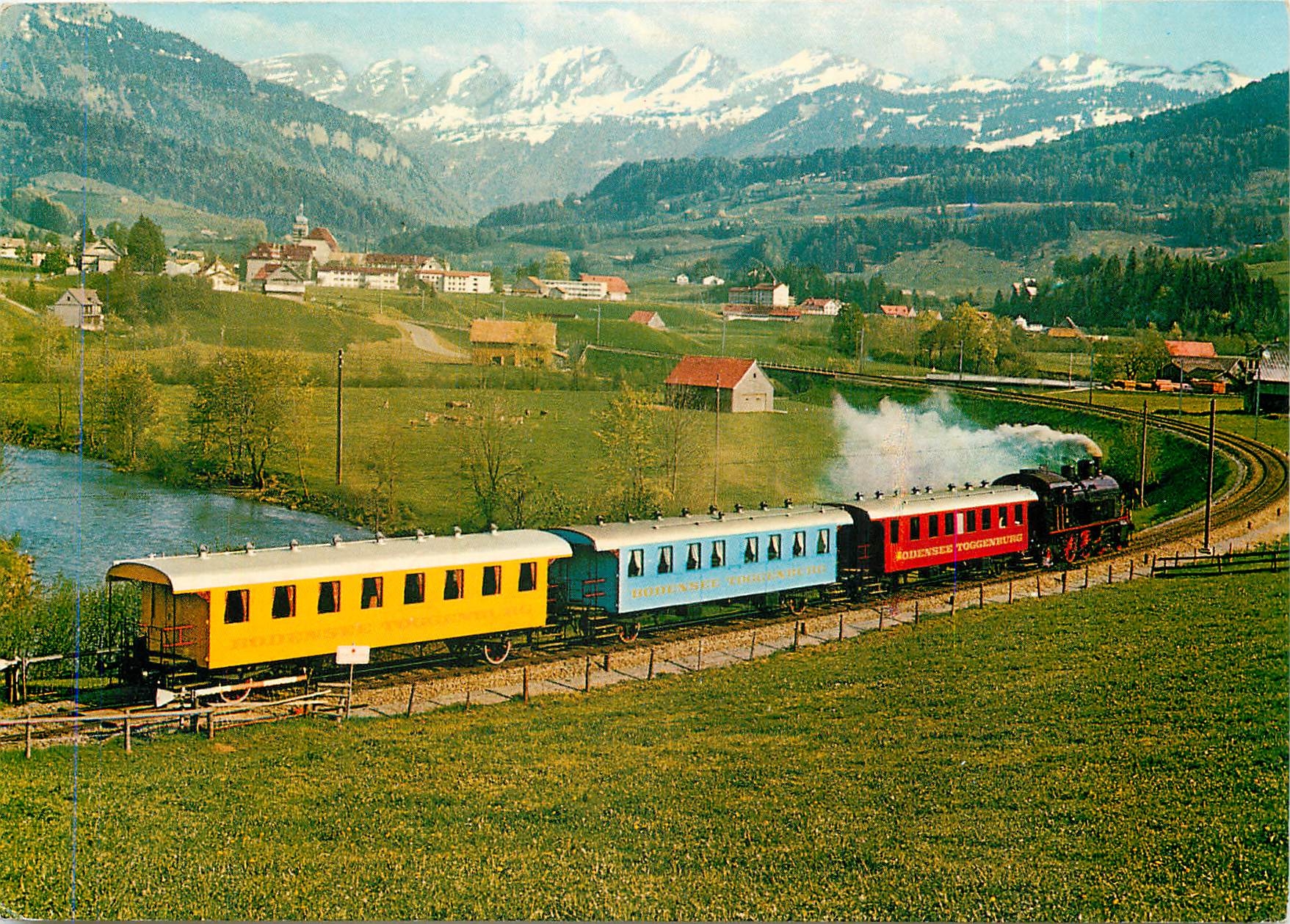 CPM Amor Express der Bodensee Toggenburg Bahn bei Nesslau Neu St Johann 