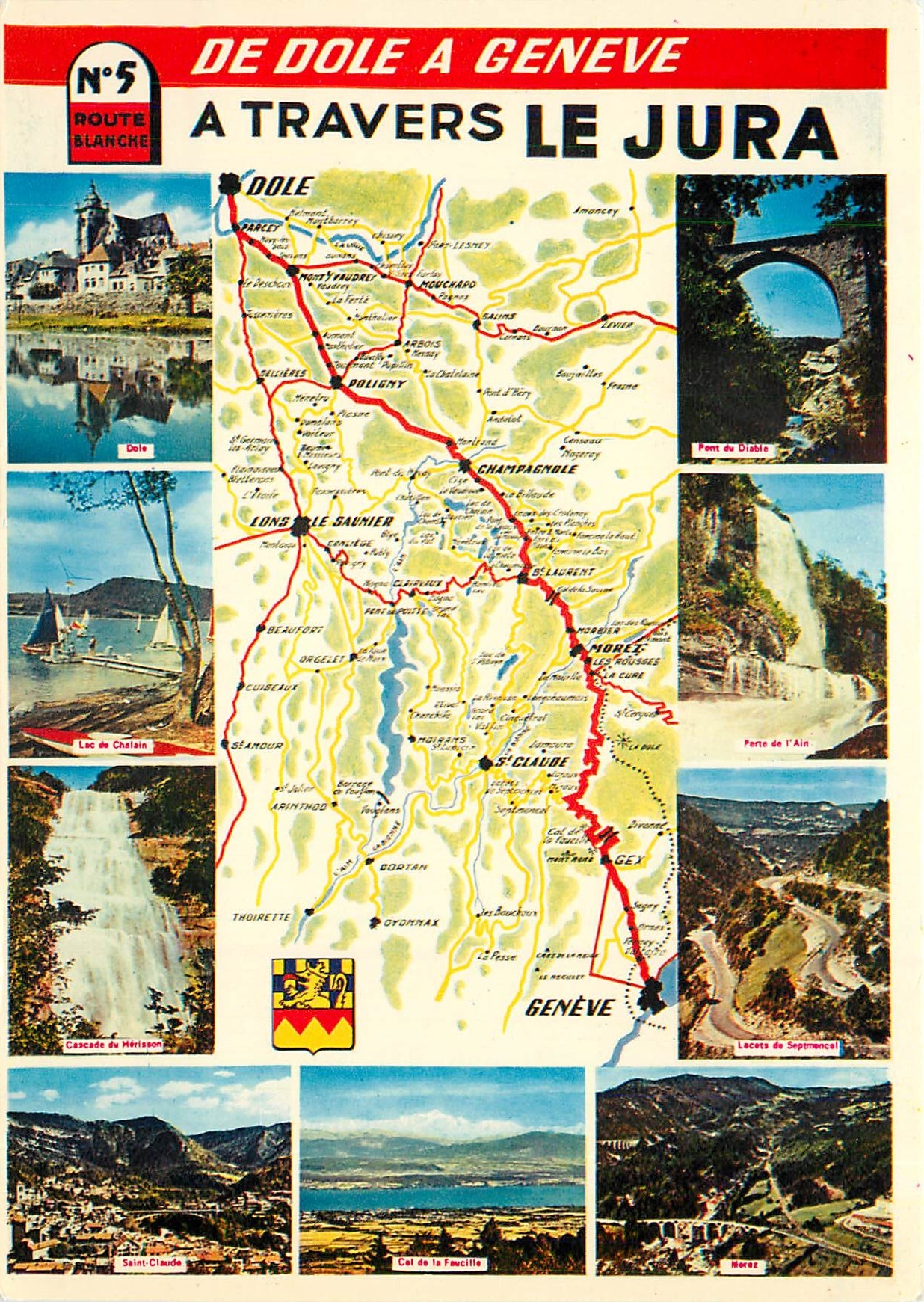 CPM De Dole a Geneve a Travers le Jura 
