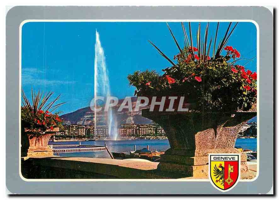 CPM Geneve Le Jet d'Eau 