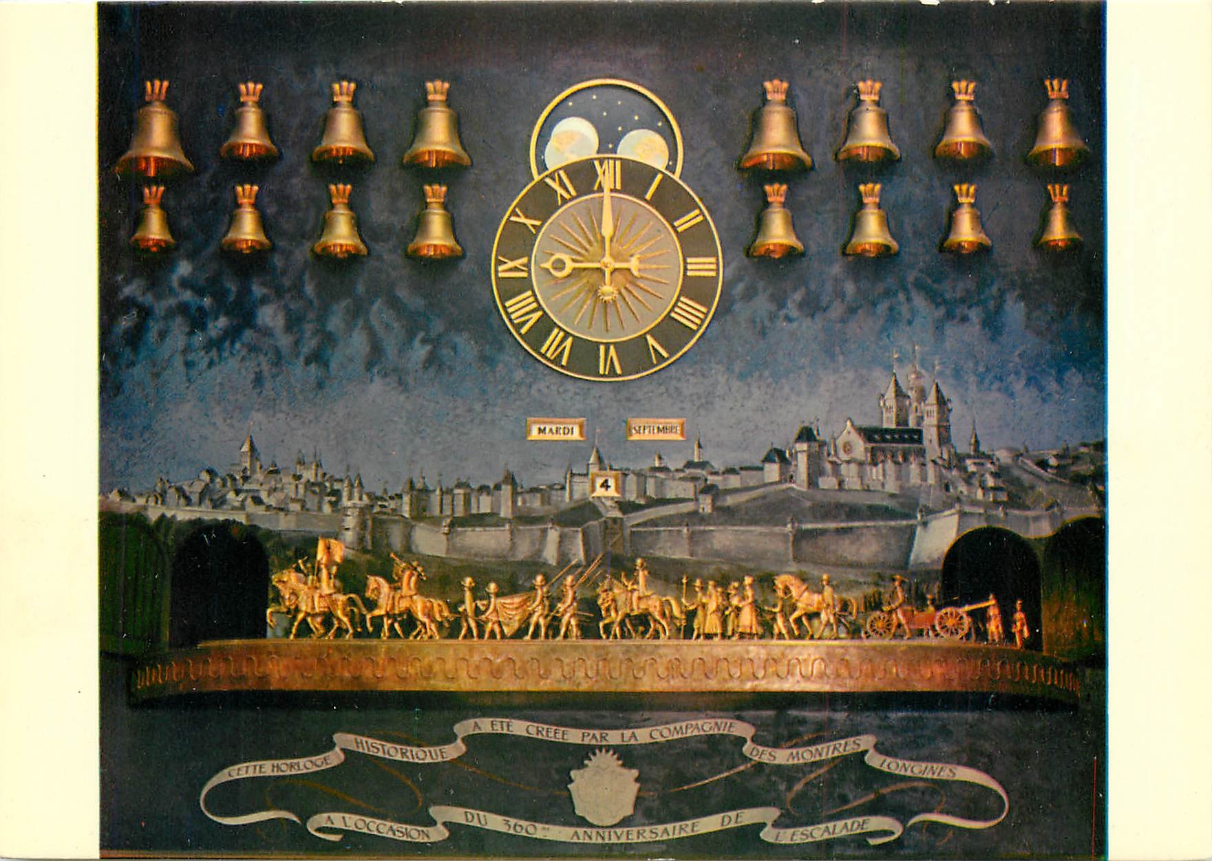 CPM Geneve L'Horloge historique du Passage Malbuisson 