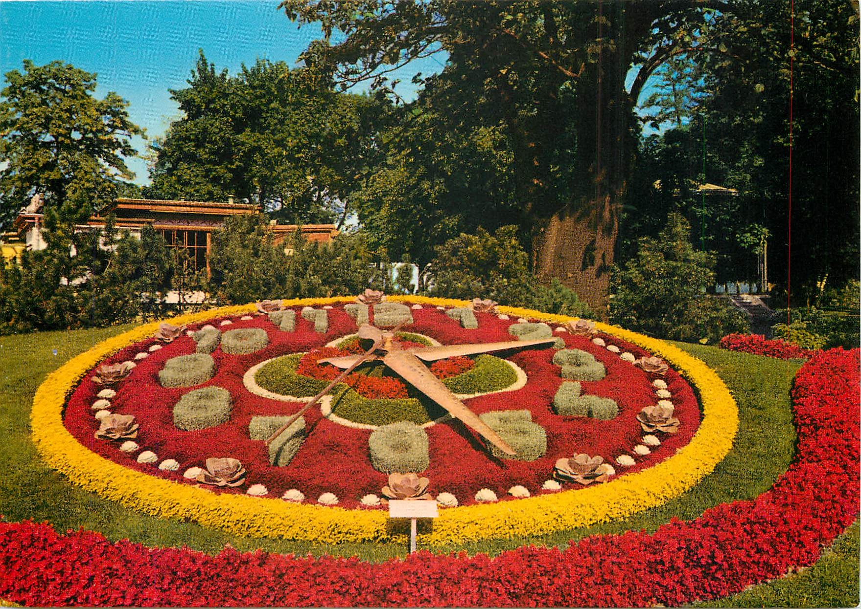 CPM Geneve L'Horloge fleurie 