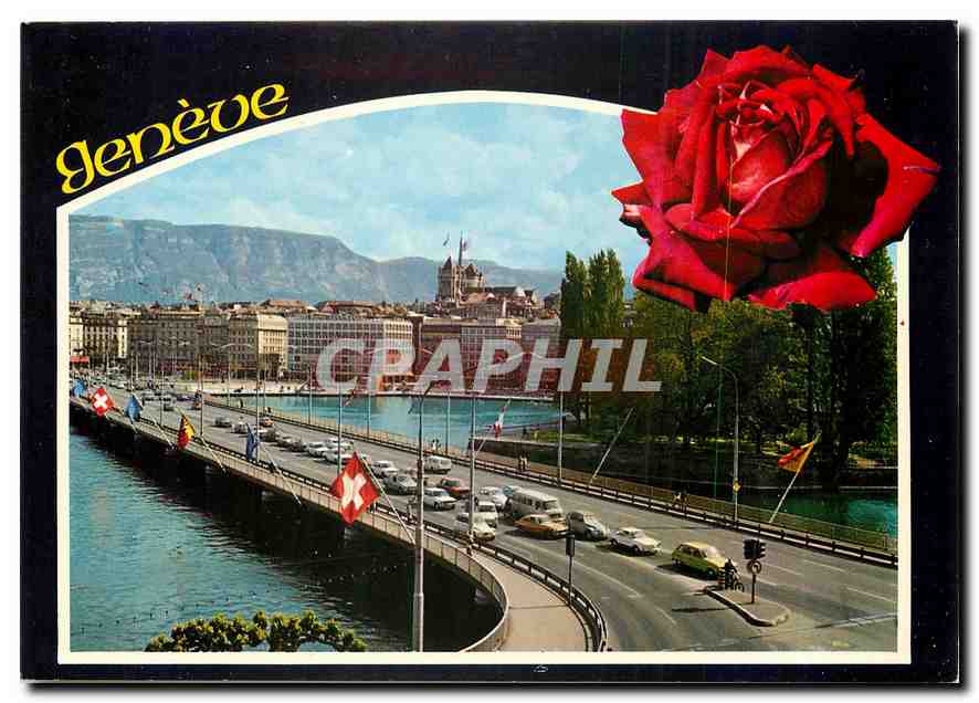CPM Geneve Pont du Mont Blanc 
