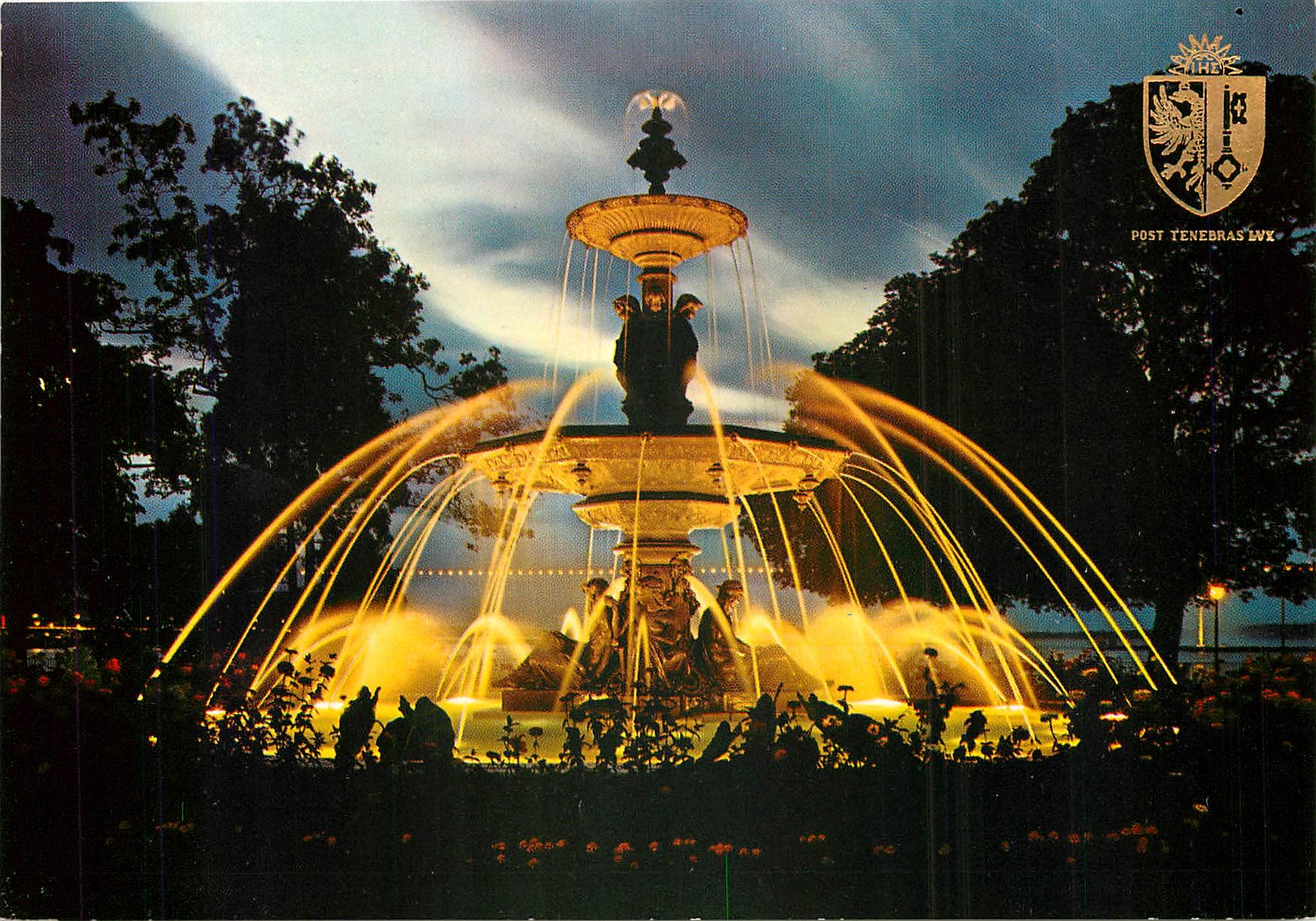 CPM Geneve Fontaine du Jardin anglais 