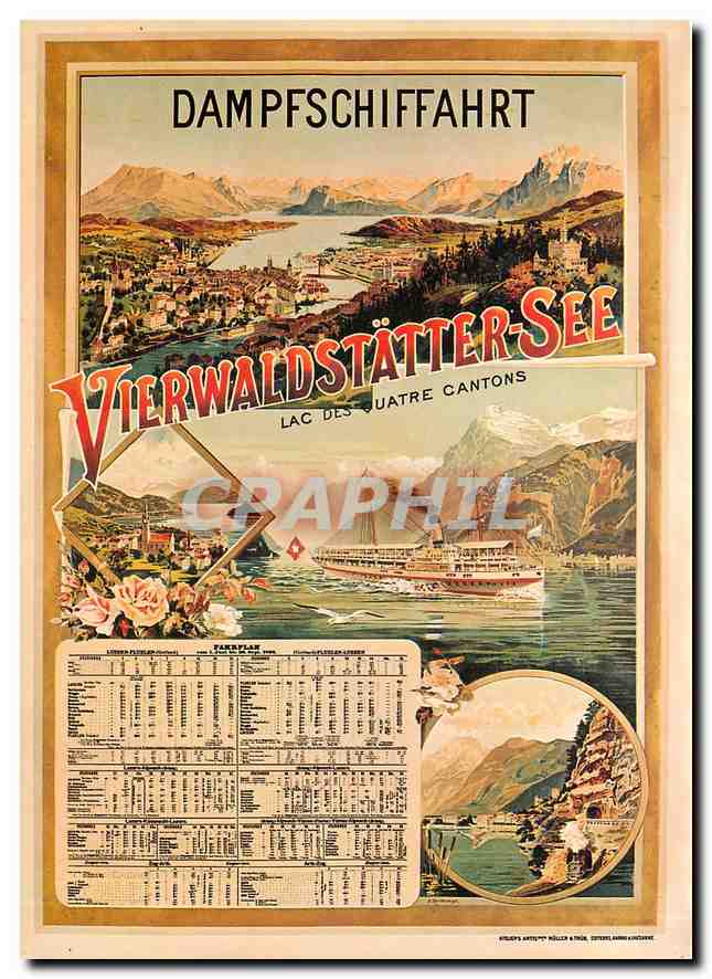 CPM A Reckziegel Plakat fur Dampfshiffahrts Gessellschaft 