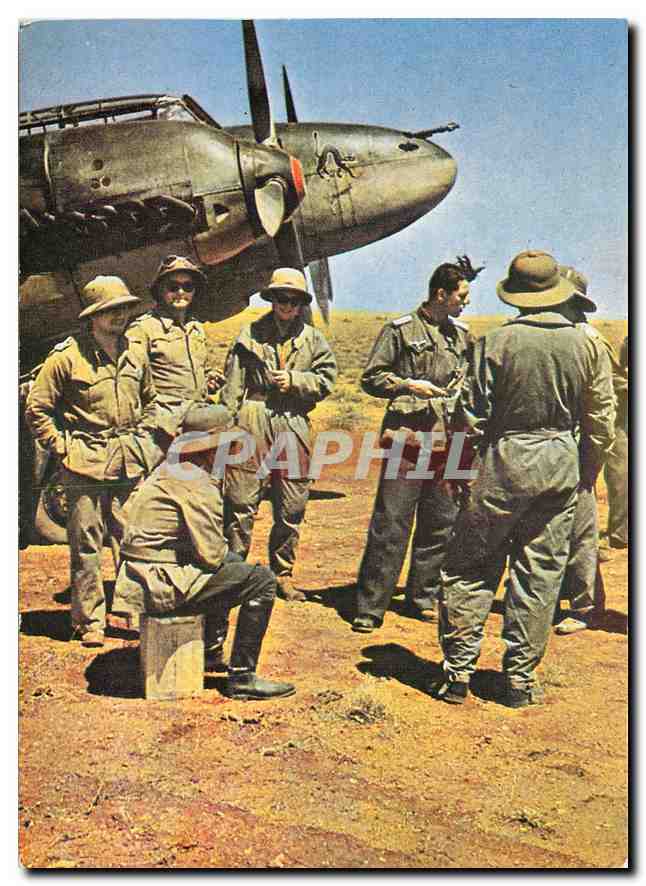 CPM The pilot of Bf 110C makes his report after an operational flight over North Africa 