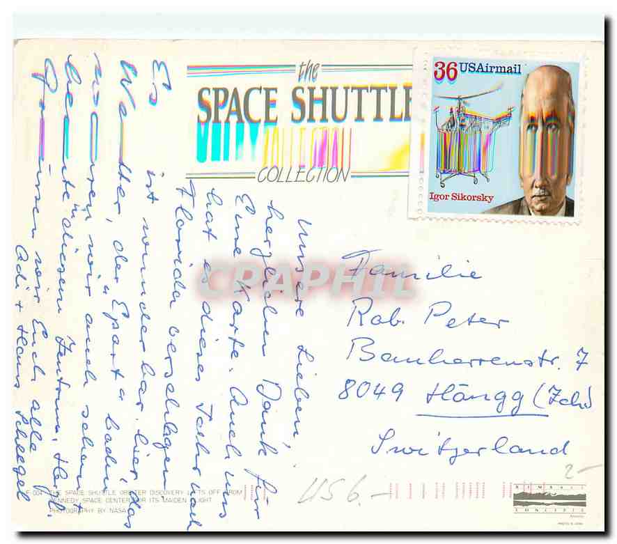 CPM The Space Shuttle  — Rückseite