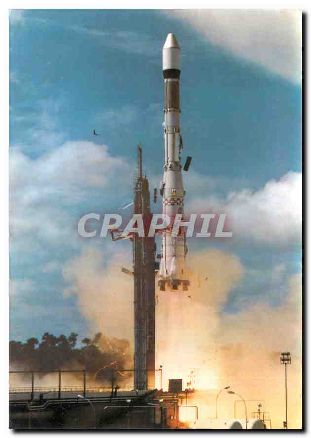 CPM Guyane Francaise Depart de la Fusee Ariane Centre Spatial de Kourou 