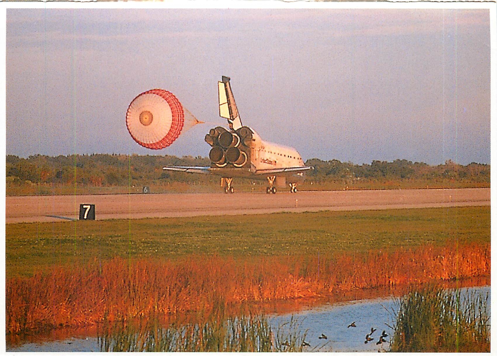 CPM Kennedy Space Center Reentering the Earth's atmosphere and gliding to a powerless landing is ano