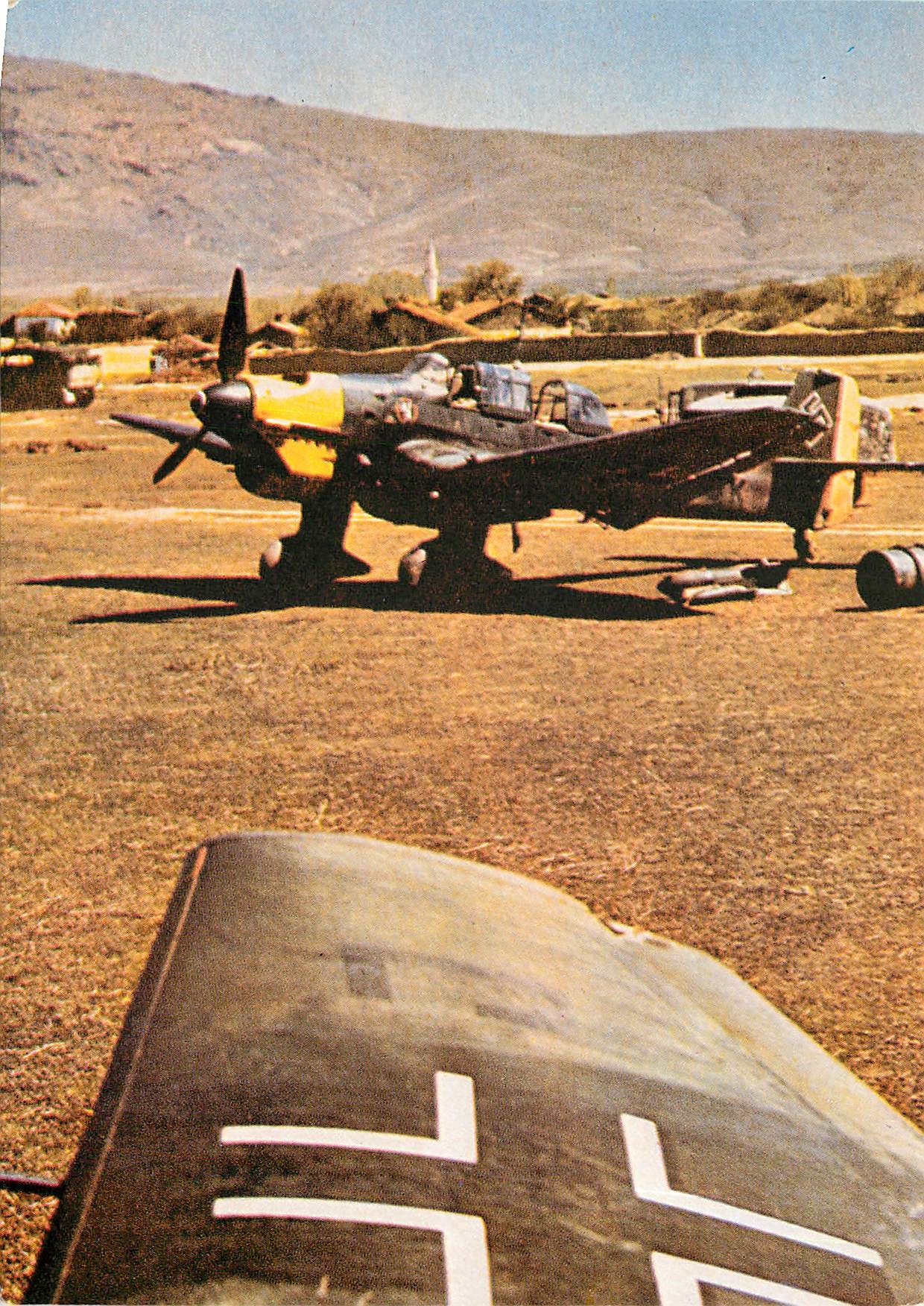 CPM A Junkers Ju 87B dive bomber on an airfield in Greece 