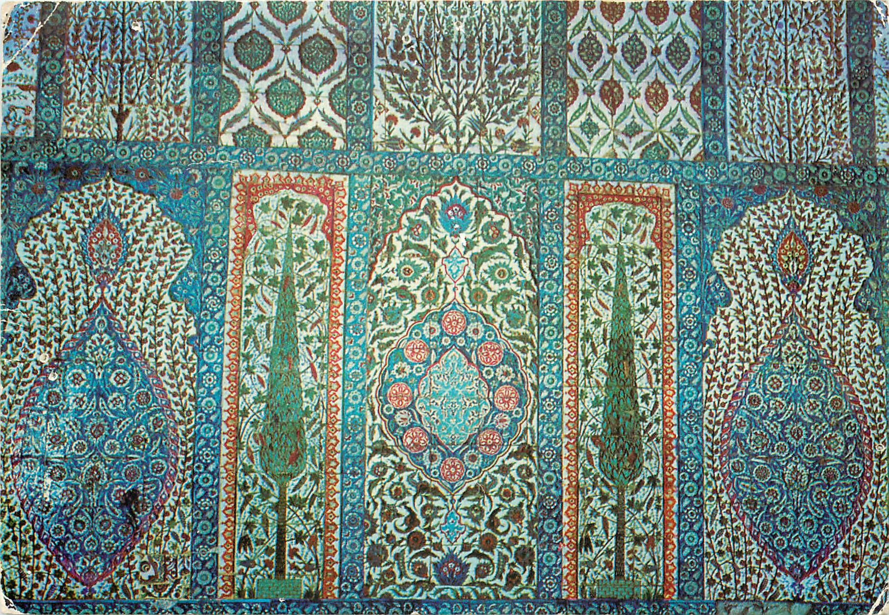 CPM Istanbul ve Saheserleri La mosque bleue Porcelaine turque 