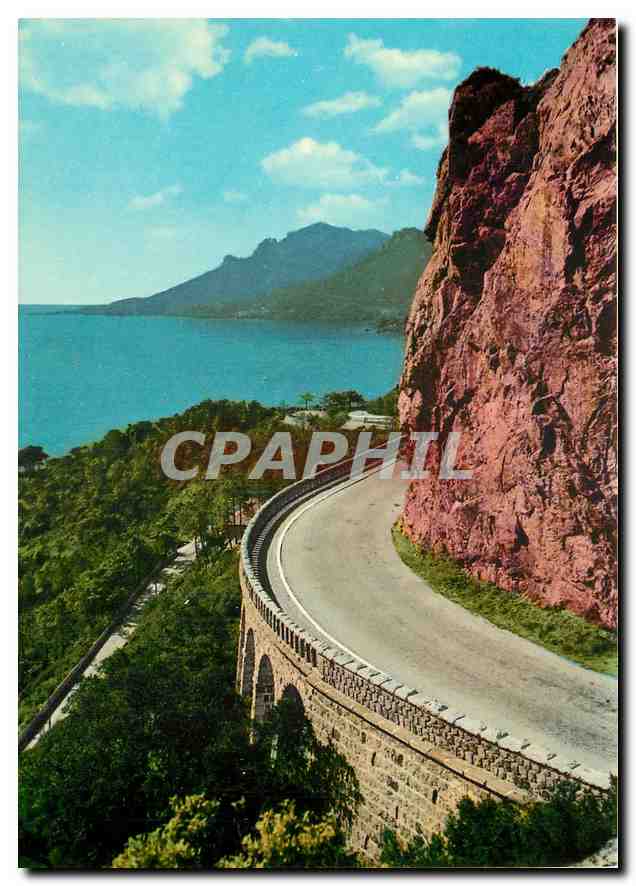 CPM Cote d'Azur L'Esterel Route en Corniche et les Roches Rouges 