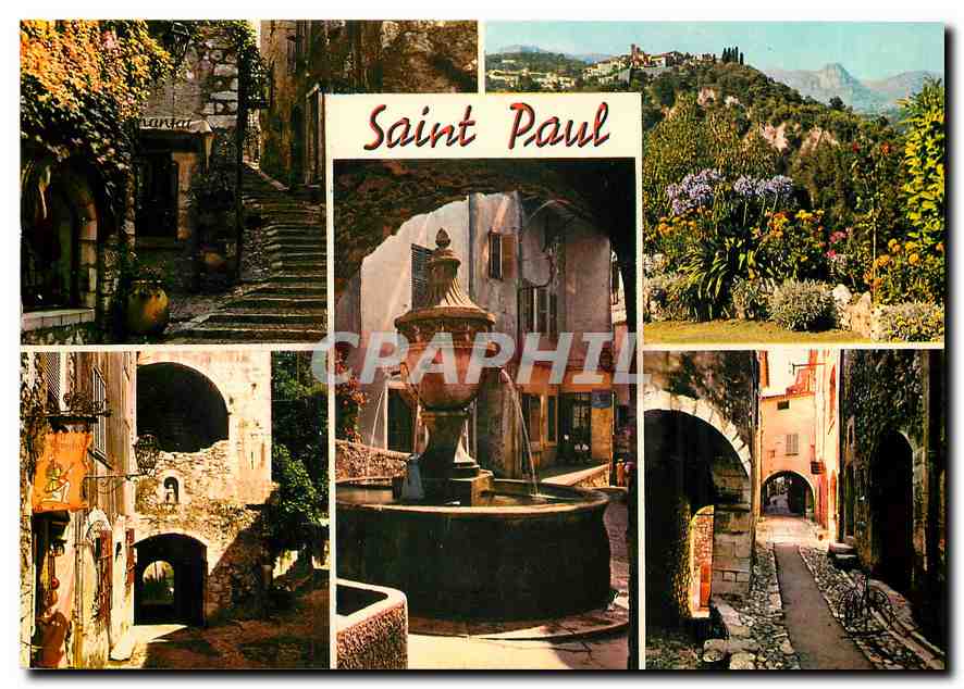CPM Saint Paul La Cote d'Azur St Paul de Vence 