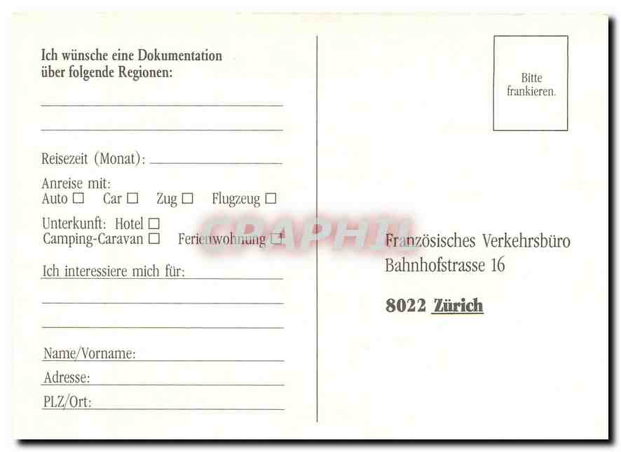 CPM Besuchen Sie Frankreich und seine Regionen  — Back