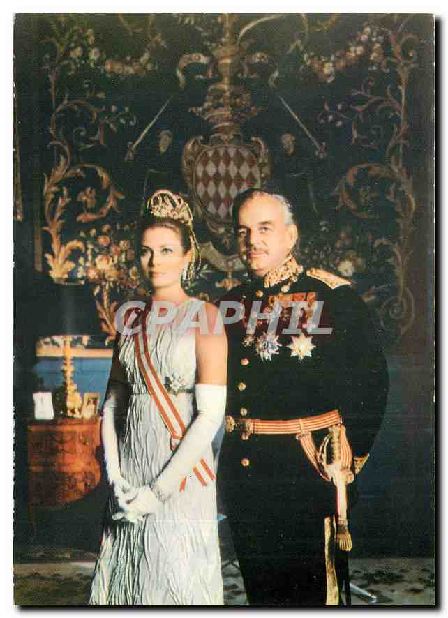 CPM LLAA SS le Prince Souverain et la Princesse Grace de Monaco 