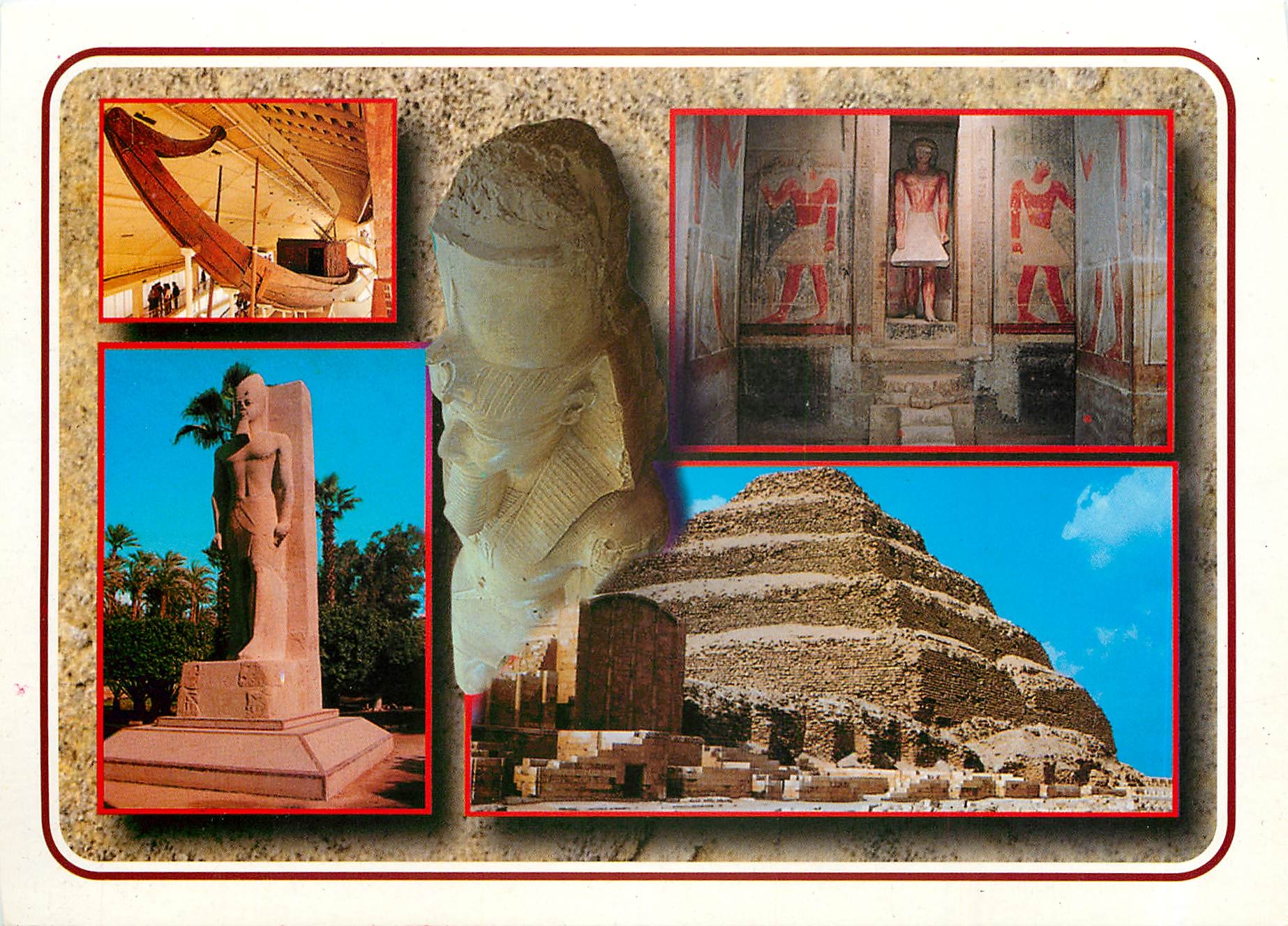 CPM Egypt Memphis Sakkarah of Ramses II Sakkara Pyramid 