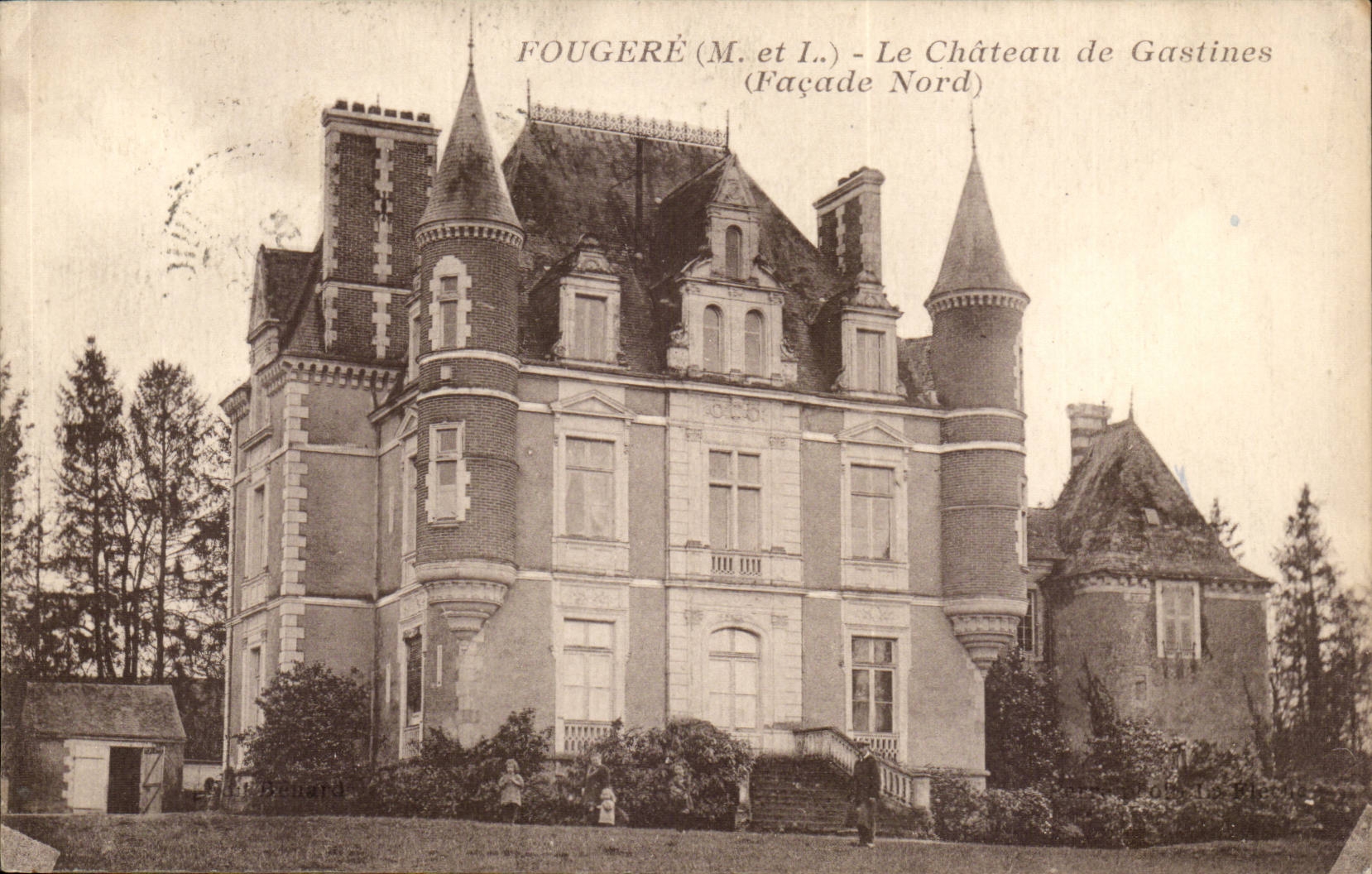Fougere CPA Le chateau de Gastines (facade Nord)