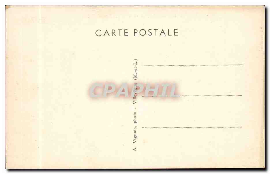 Les Bruyeres CPA Seiches sur le Loir — Rückseite
