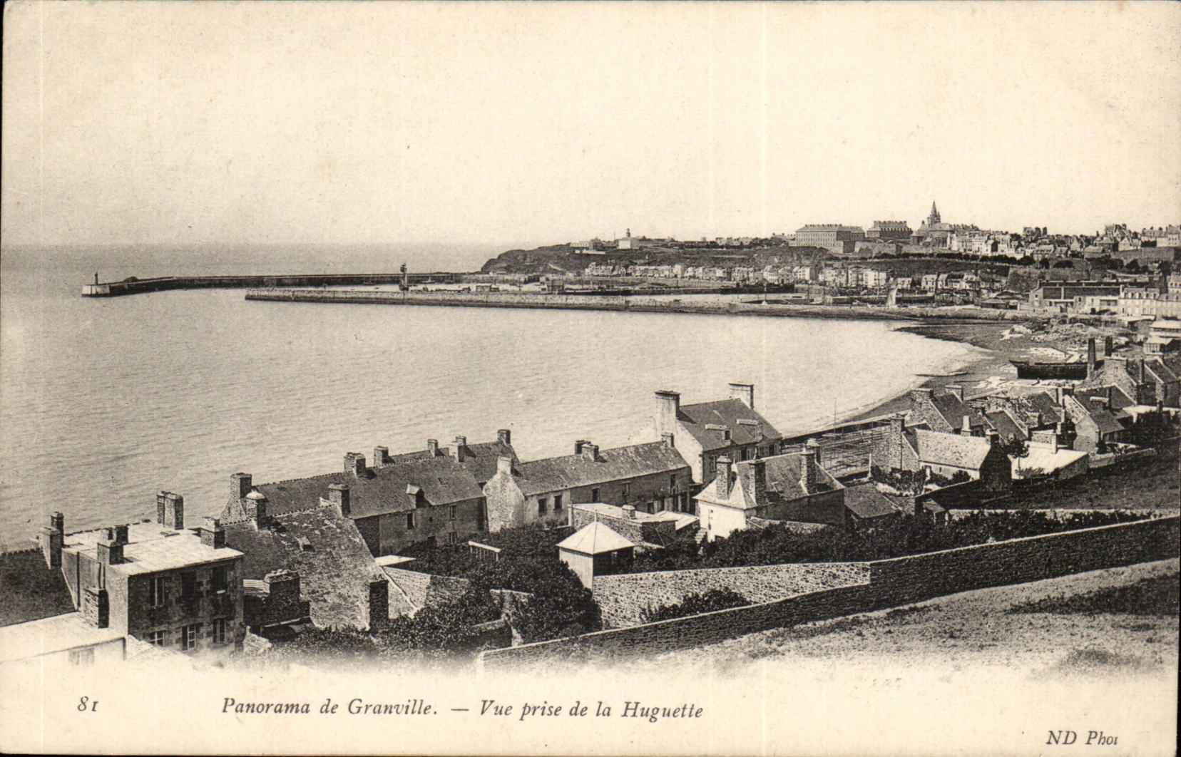 Panorama de Granville — Vue prise de la Hugnette — ND Phot