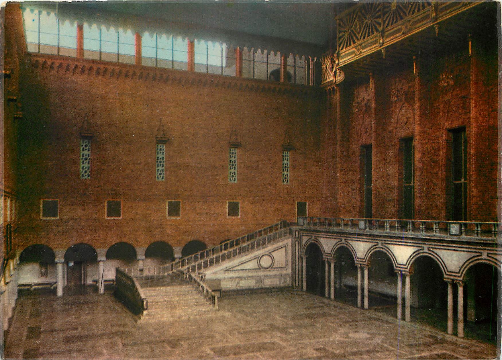 CPA Stadshusset Stockholm Bla Hallen 