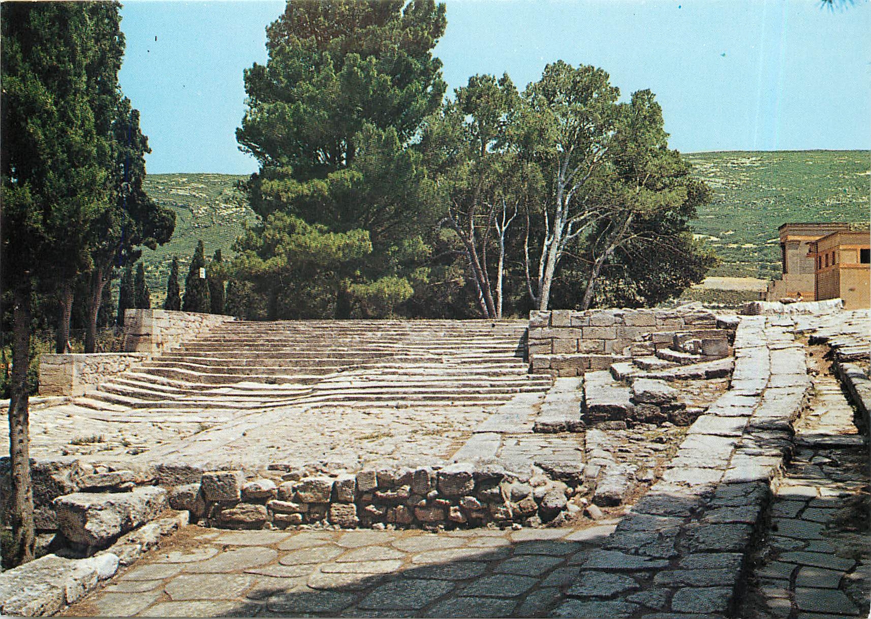 CPA Crete Cnossos Le theatre 