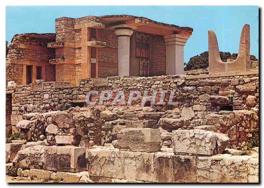 CPM Les propylees du sud Palais de Cnosso 