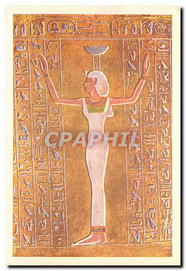 CPM Thebes Tomb of Thothmes IIIrd Scene represents Nephthys sister goddess to Isis 