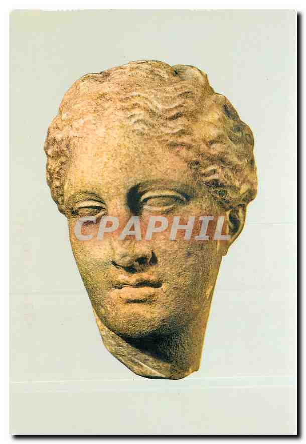 CPM Athenes Musee Nat Archeologique Tete de statue de la goddess Hegeia 