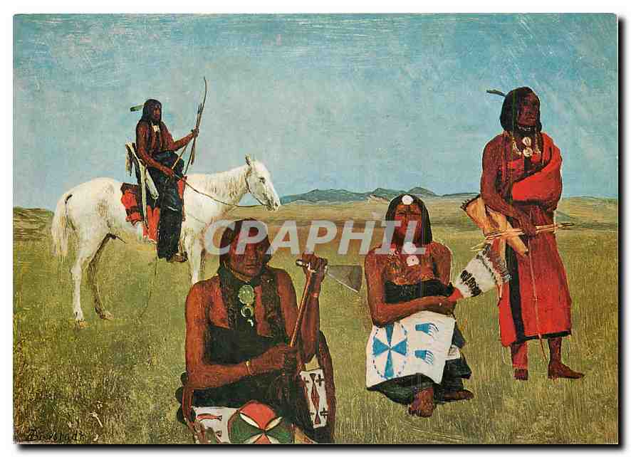 CPM Albert Bierstadt 1830 1902 Indianer bei Fort Laramie 1859 