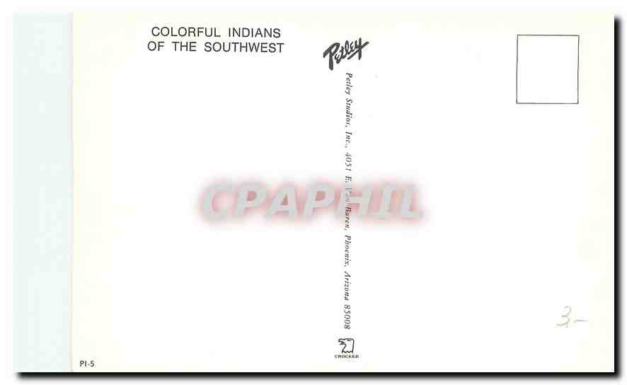 CPM Indians of the Southwest  — Back