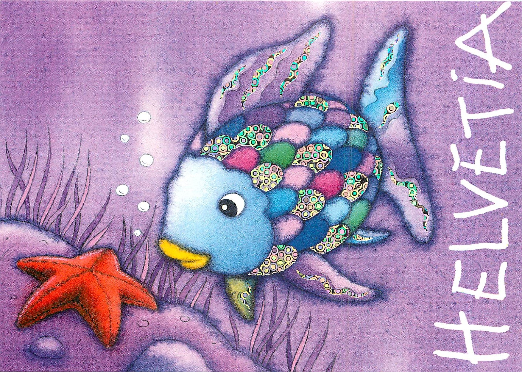 CPM Regenbogenfisch mit Seestern Arc en Ciel avec l'etoile de mer 
