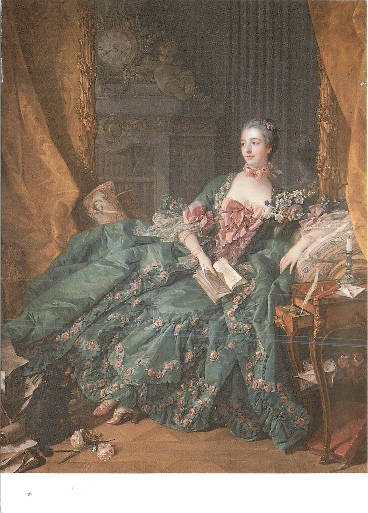 CPM Francois Boucher 1703 1770 Marquise de Pompadour 