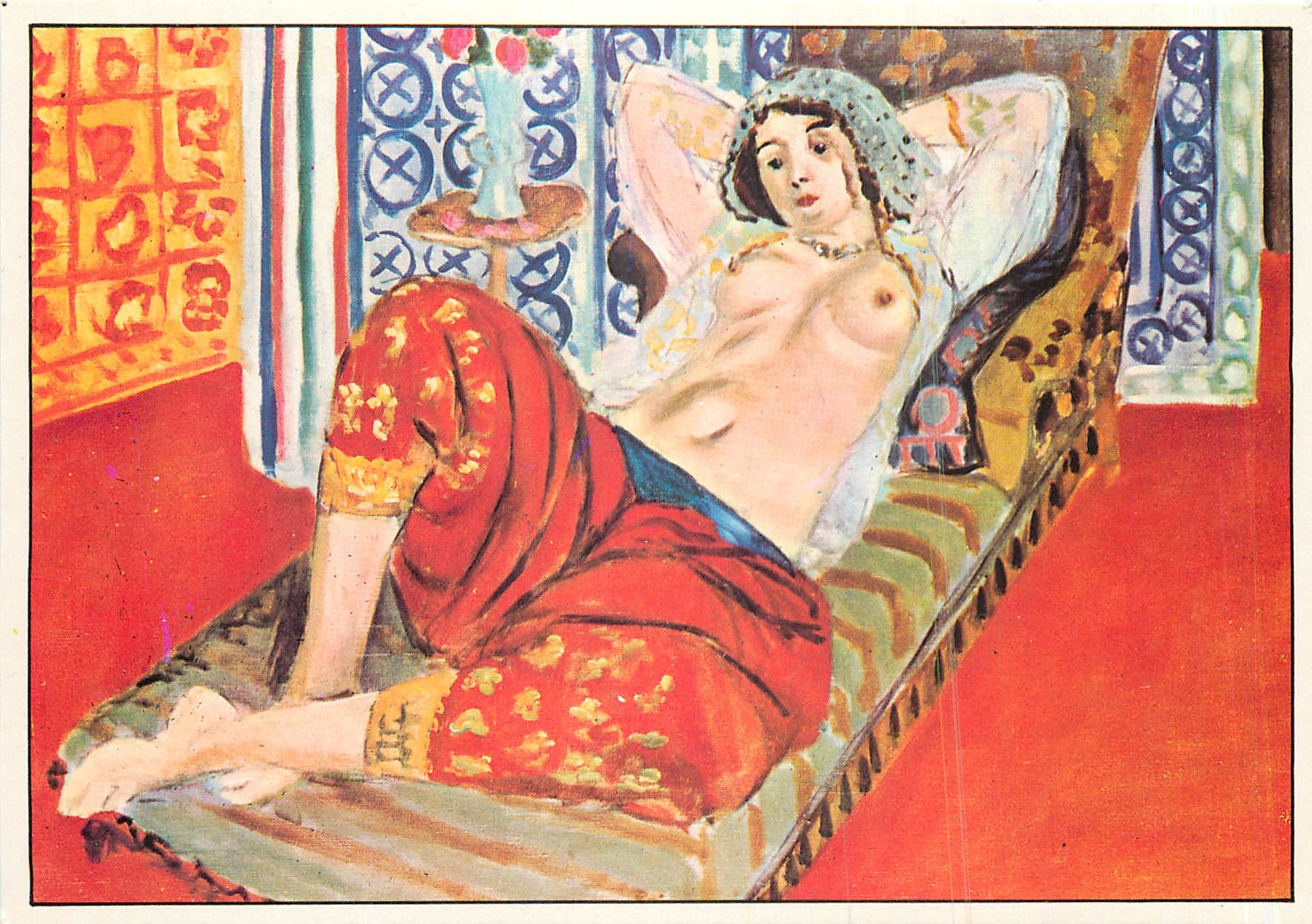 CPM Matisse Henri Odaliske mit roter Hose 