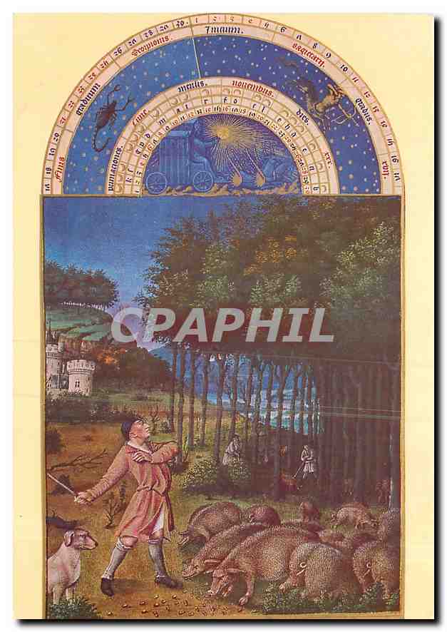 CPM Les tres riches heures du duc de Berry La Glandee 