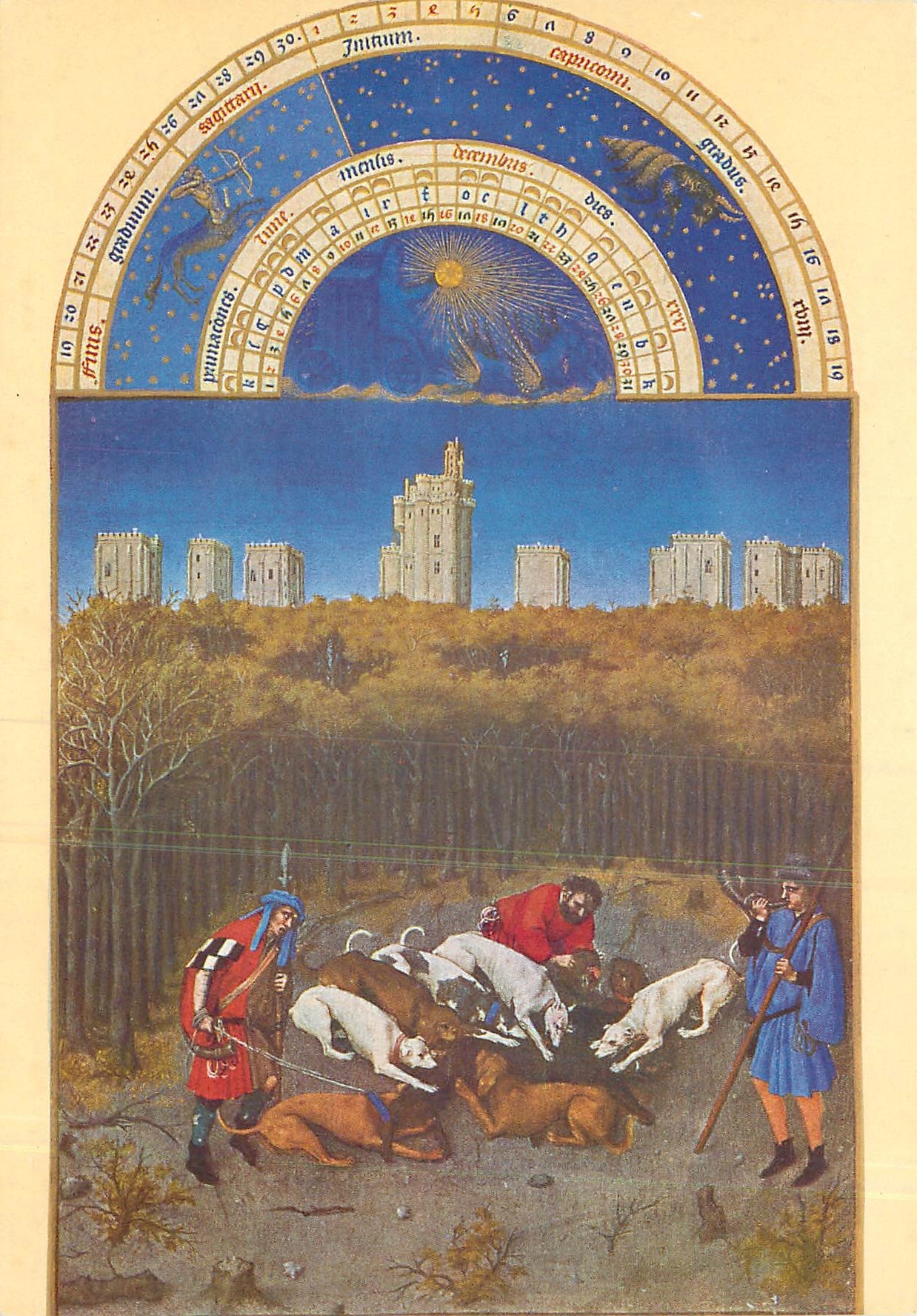 CPM Les tres riches heures du duc de Berry Le Chateau de Vincennes 