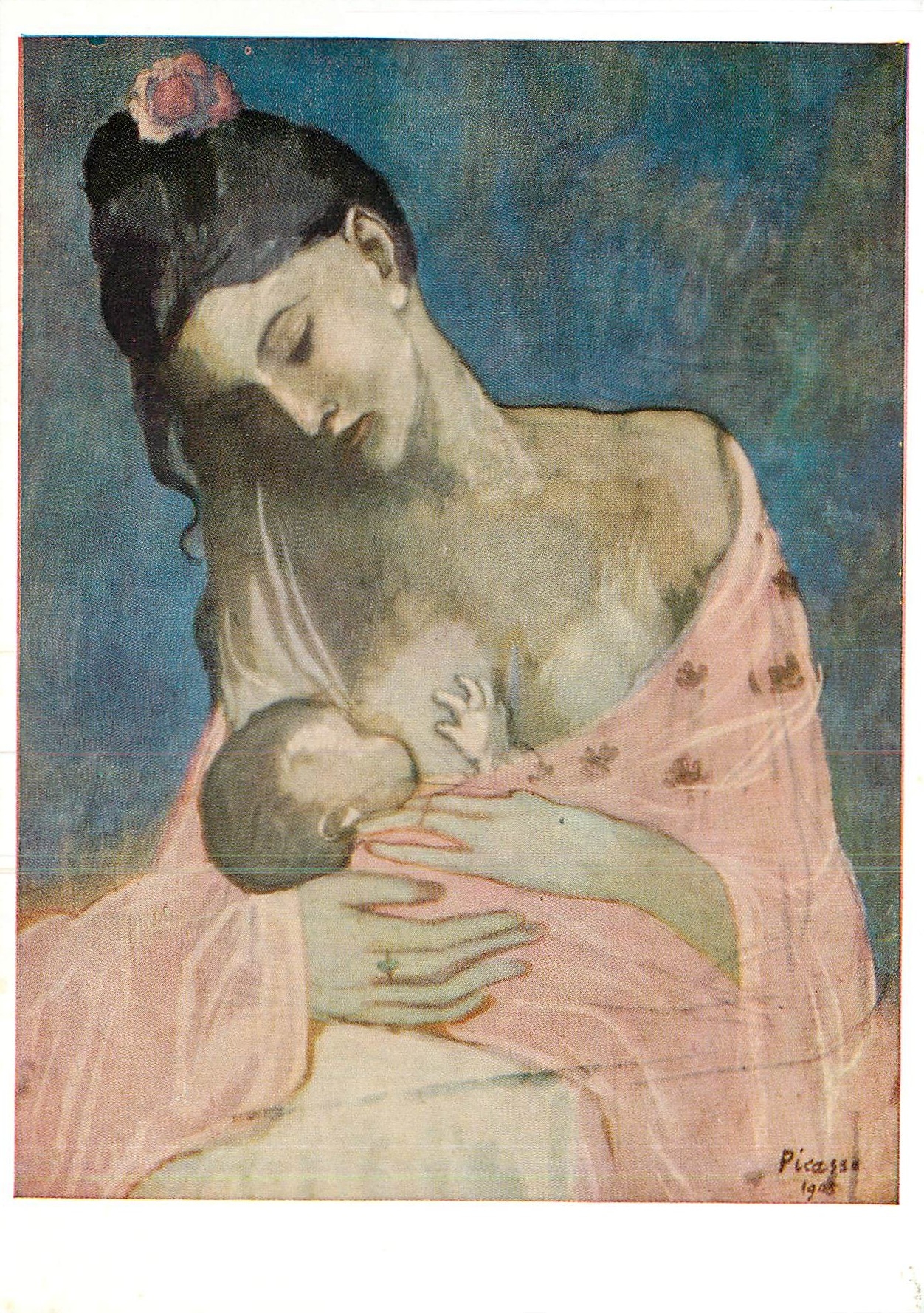 CPM Buccheim Kunstkarte Pablo Picasso Matter und Kind 