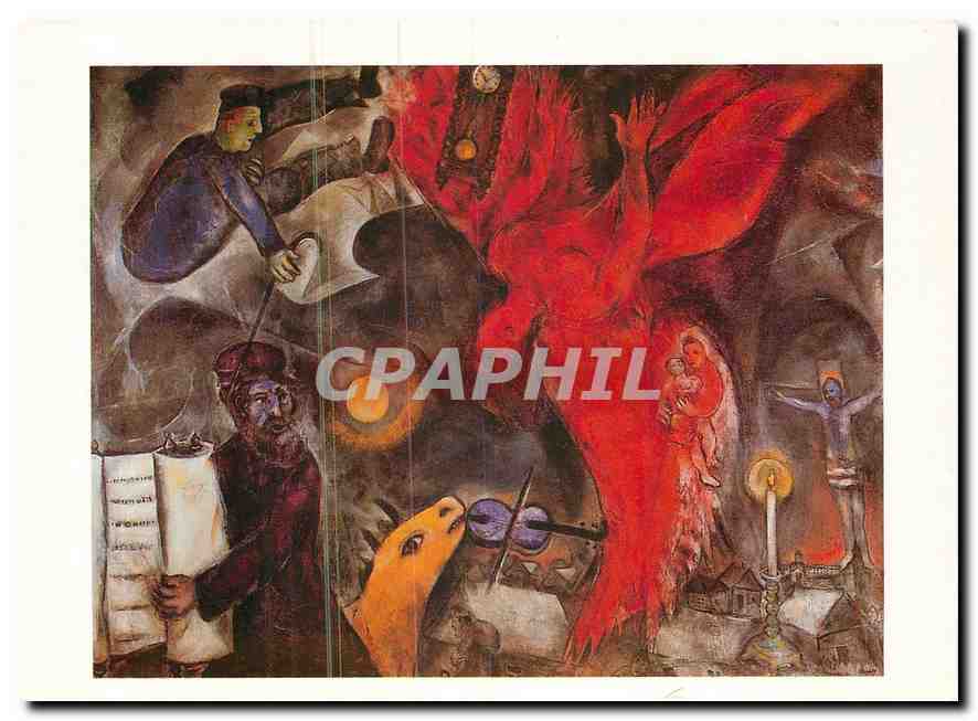 CPM Marc Chagall 1887 1985 De val van de engel 