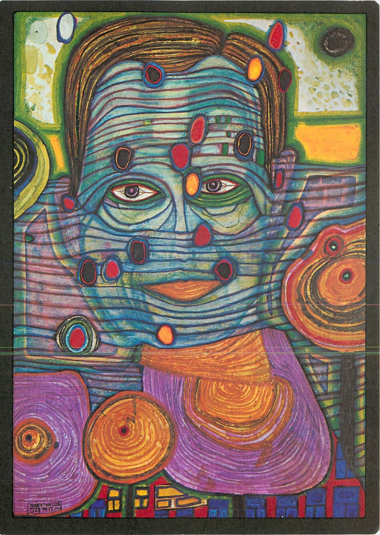 CPM Hundertwasser Mister Aber Im Bach 