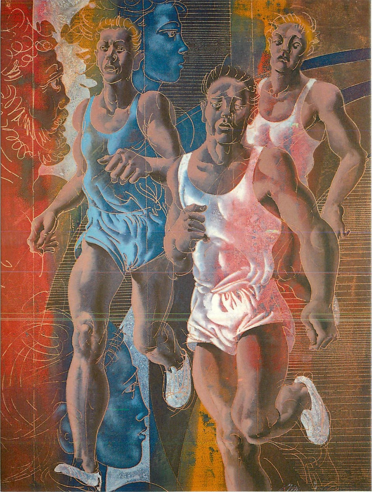 CPM Comite International Olympique Athletisme par Hans Erni 