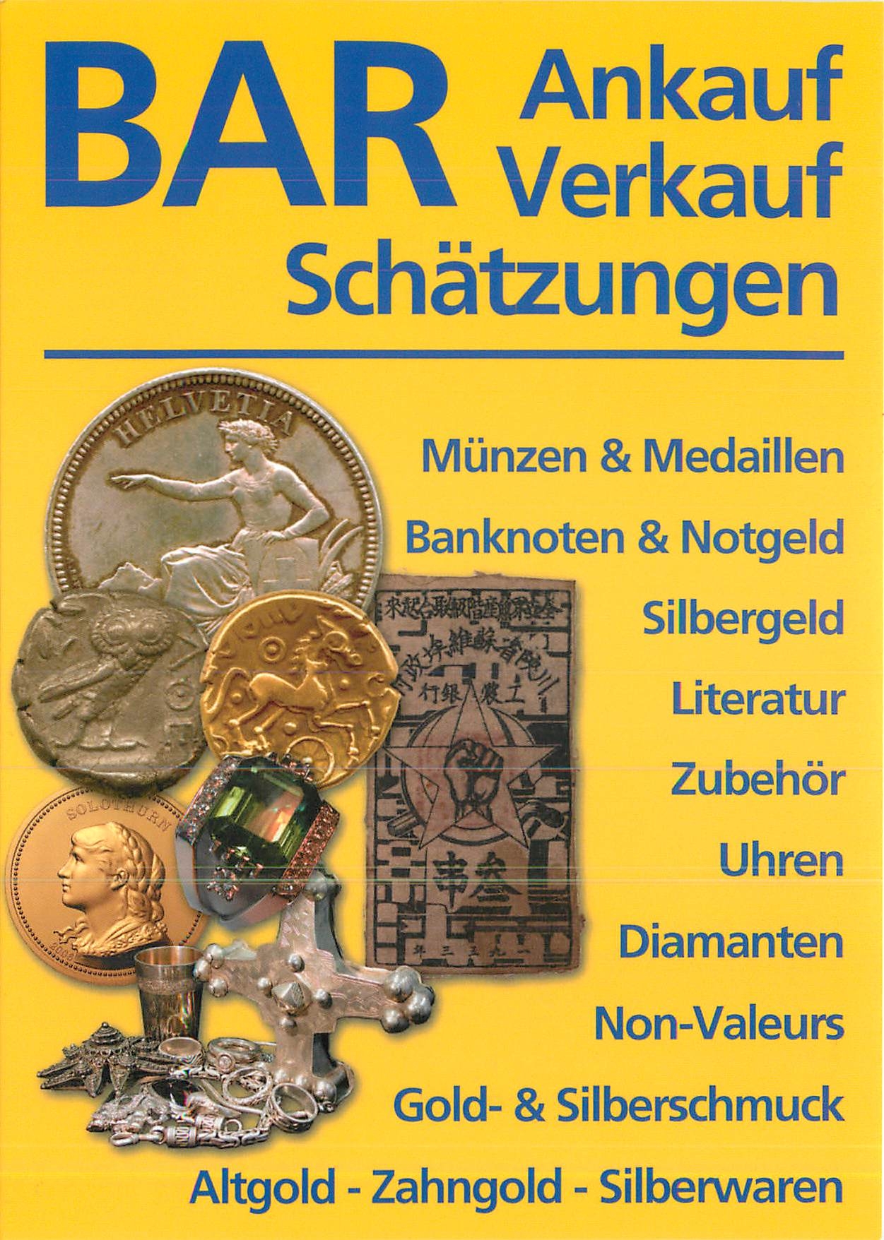 CPM Bar Ankauf Verkauf Schatzungen Pieces Numismatie Monnaie