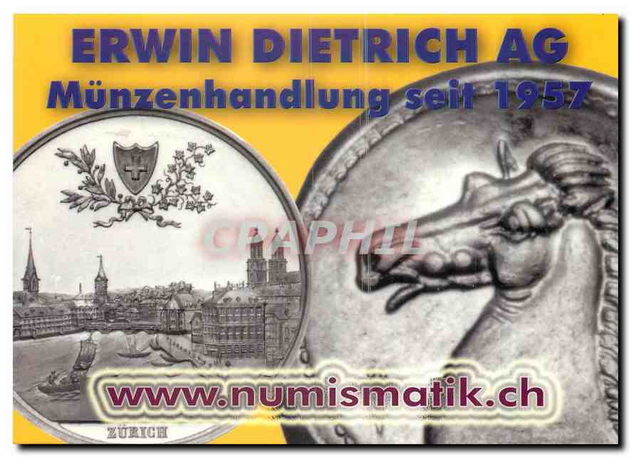 CPM Erwin Dietrich AG Munzenhandlung seit 1957 Pieces Numismatie Monnaie