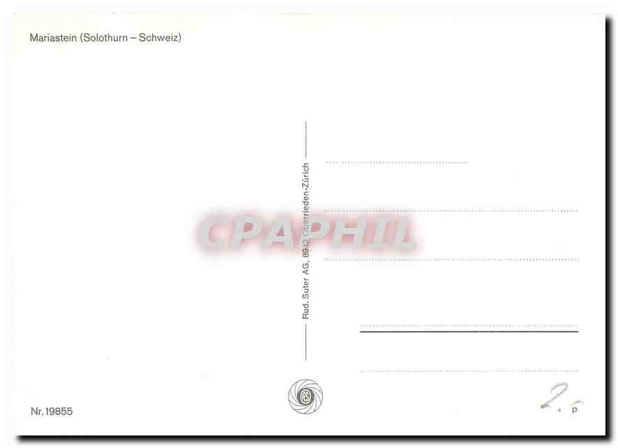 CPM Mariastein Solothurn Schweiz  — Back