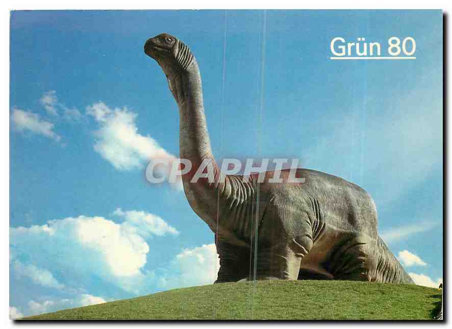 CPM Grun 80 Sektor Thema Ertie Dinosaure
