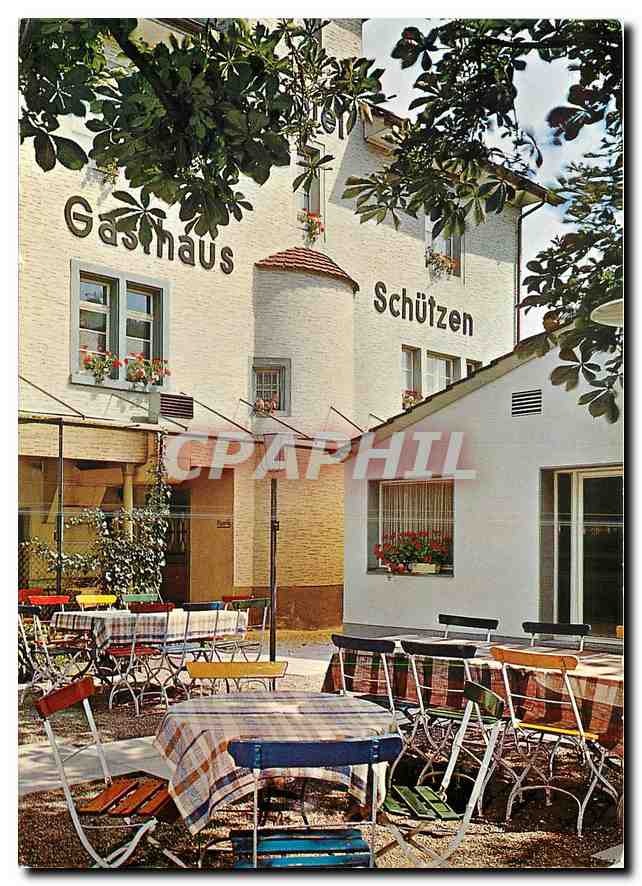CPM Grosser Parkflatz Gartenrestaurant Doppelkegelbahn 