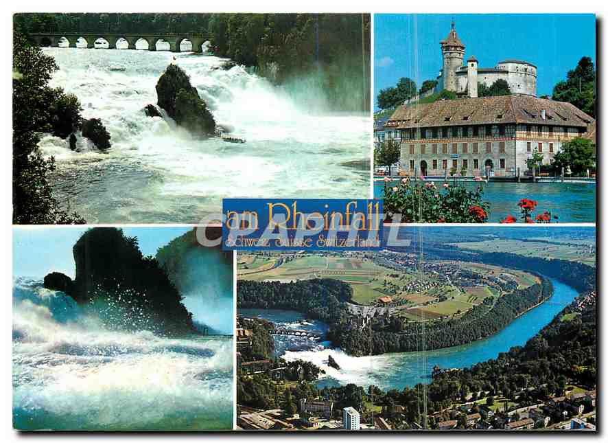 CPM Am Rheinfall Schweiz Orientierung uber den Rheinfall 