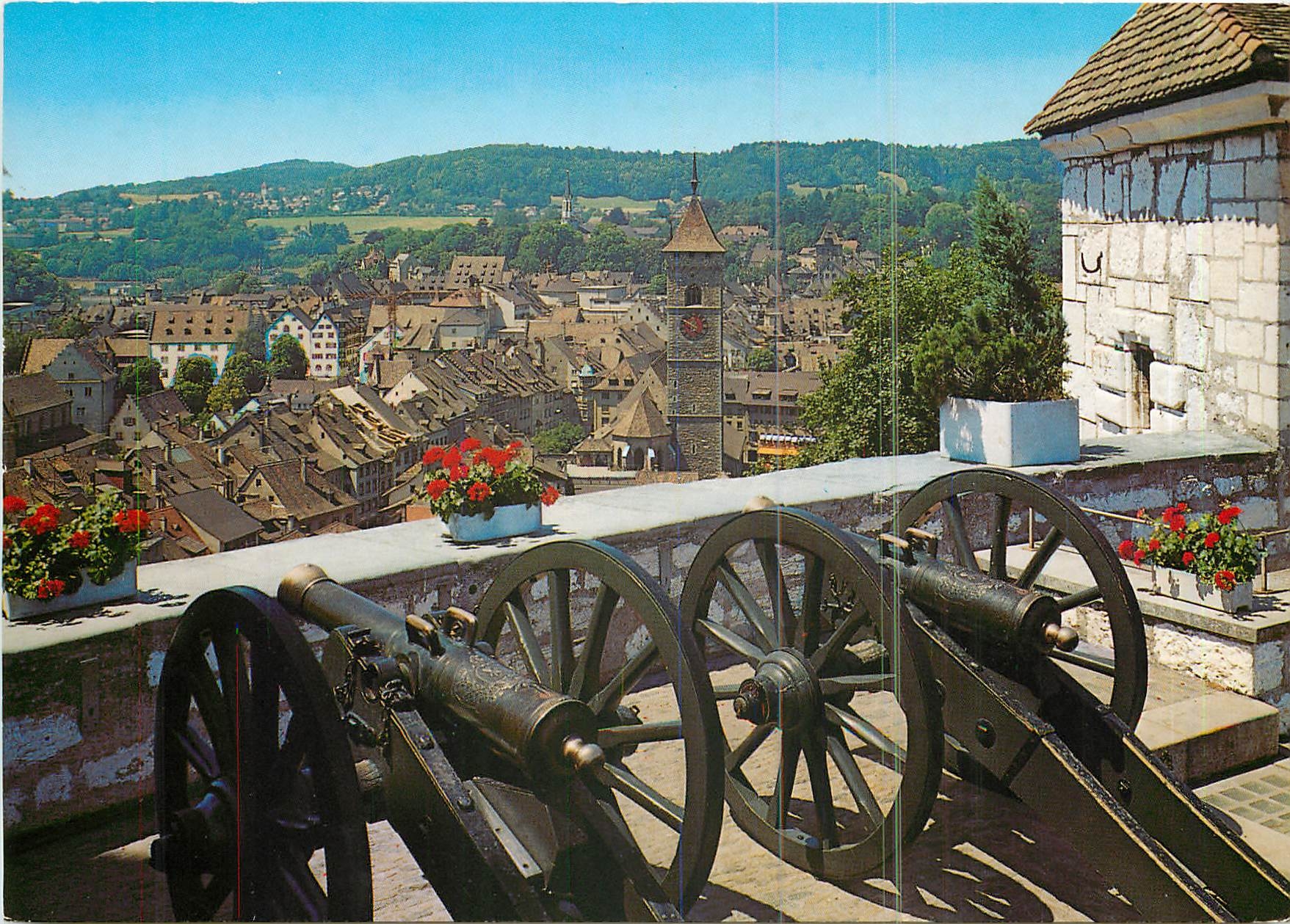 CPM Schaffhausen Blick von der Munotzinne auf Altstadt 