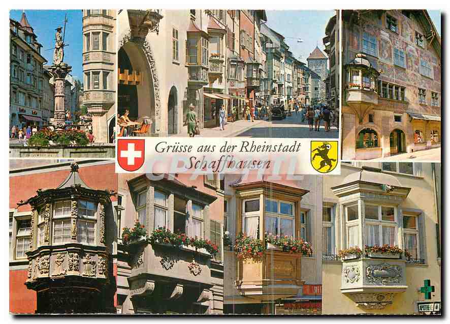 CPA Grusse aus der Rheinstadt Schaffhausen 